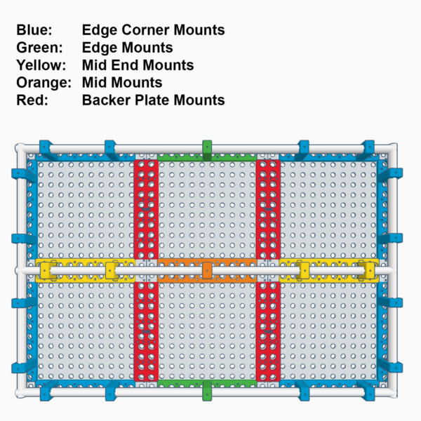 Modular Matrix Mounts 20mm STL - Image 2