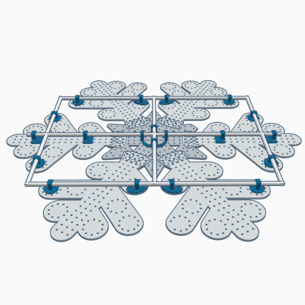 Monster Flake Mount STL - Image 3