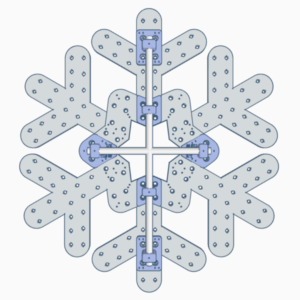 LLS Snowflake Mount STL - Image 13