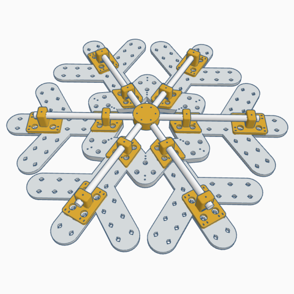 LLS Snowflake Mount STL - Image 16