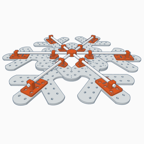 LLS Snowflake Mount STL - Image 12