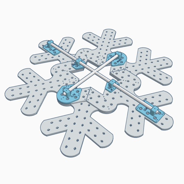 LLS Snowflake Mount STL - Image 2