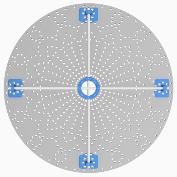 Rosa Wreath 46 Mount