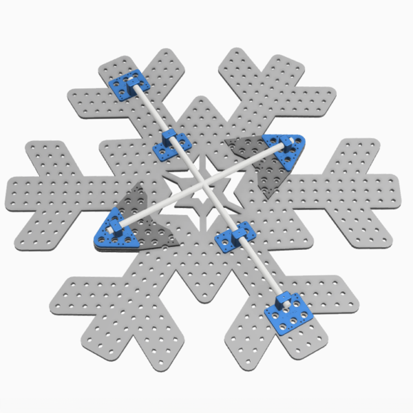 XLS450 Snowflake Mount STL - Image 2