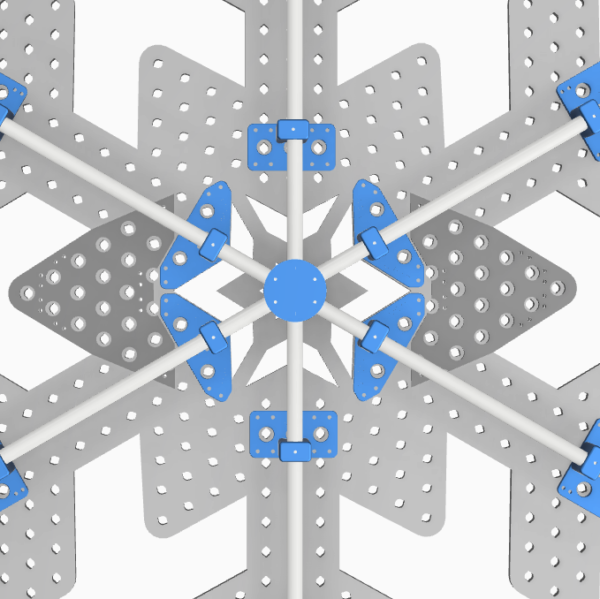 XLS450 Snowflake Mount STL - Image 8