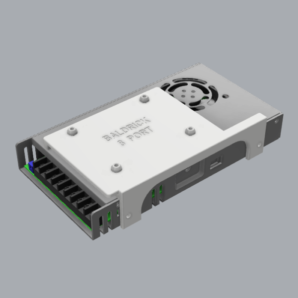 Baldrick 8 Port Mount to Meanwell LRS